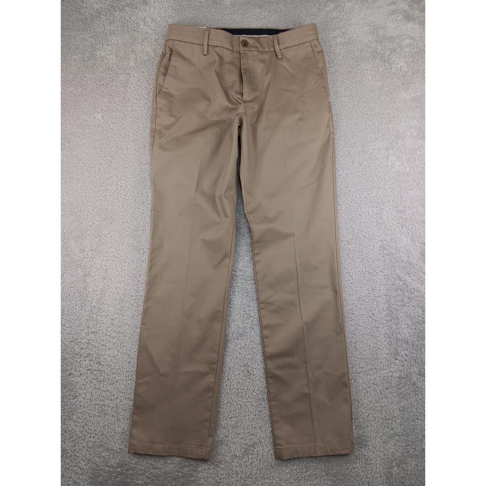 Dockers Pants Men 31x32 Tan NWT Signature Khaki Straight Fit Lux Cotton Stretch